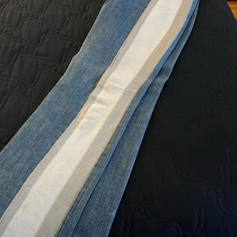Armani Jeans Light Blue Denim with White Side Panel